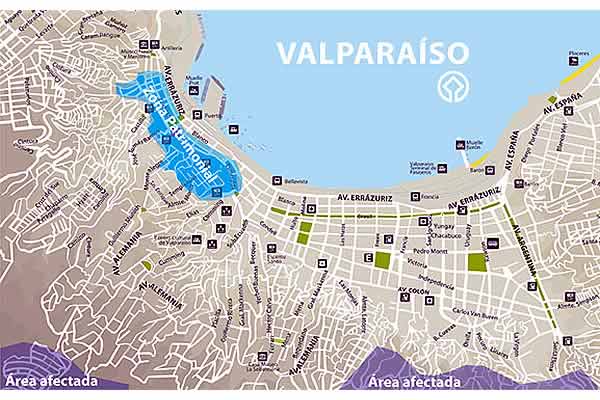 -Incendio - situacin en Valparaso-