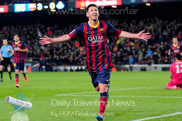 -Messi cumple aniversario con la camiseta azulgrana-