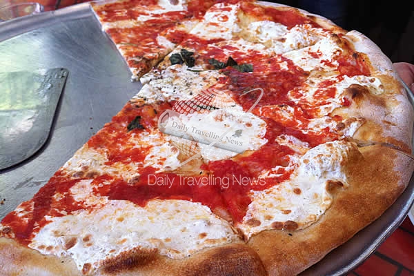 -Una porcin del Brooklyn Pizza Tour-