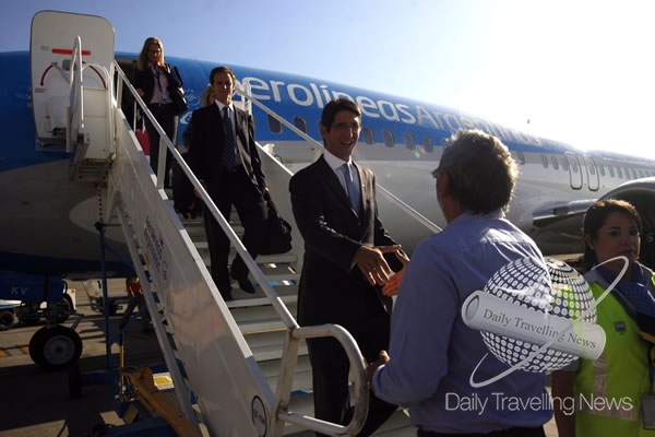 -Primer Boeing 737 Max 8 de Aerolneas Argentinas con vuelo inaugural a Mensoza-