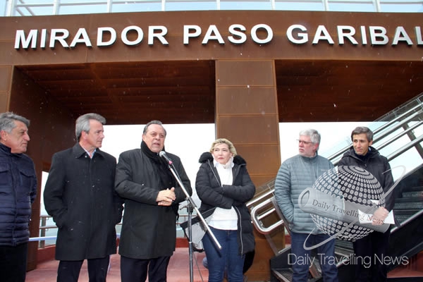 -Autoridades en la inauguracin de obras tursticas en Tierra del Fuego-