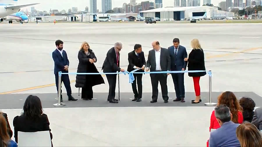 Inauguran en Aeroparque la nueva Plataforma Norte