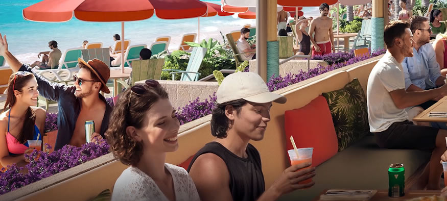 Royal Caribbean revela Hideaway Beach