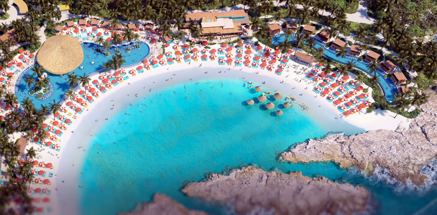 Royal Caribbean revela Hideaway Beach