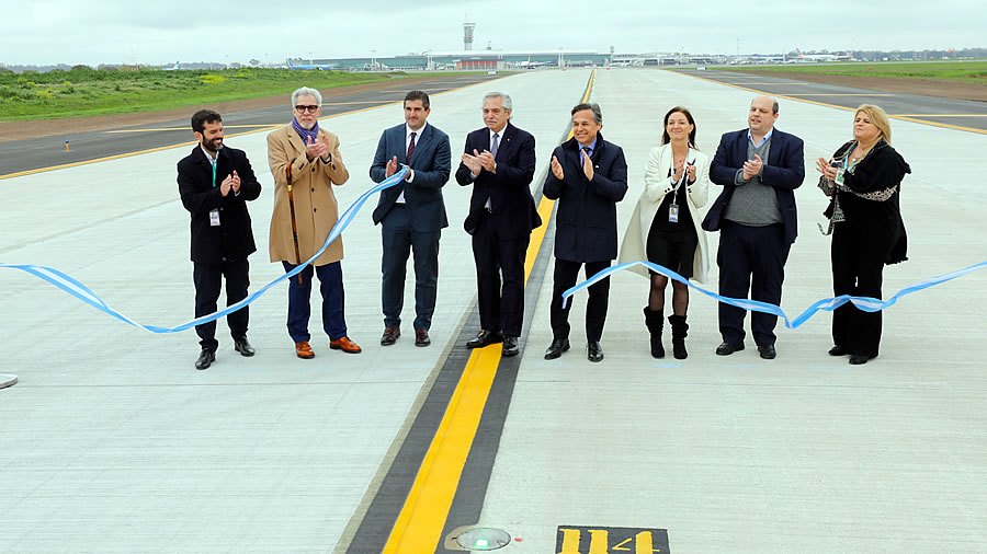 Ezeiza incrementa su capacidad operativa con la nueva calle de rodaje