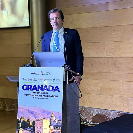 Andrés Deyá en la VII Cumbre Mundial de Agencias de Viajes
