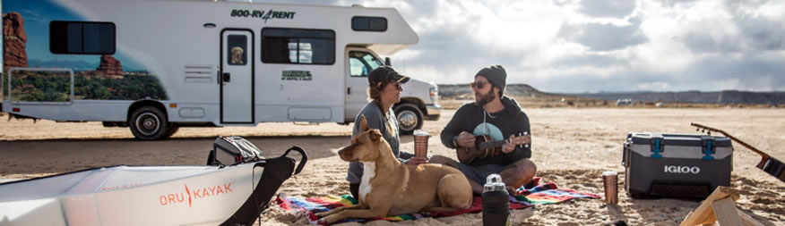 Viajar en las motorhomes de Cruise America con tu mascota