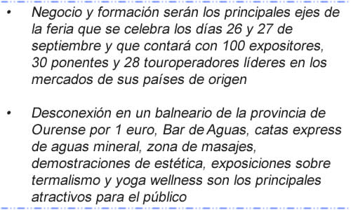Termatalia 2024 celebra su edici&oacute;n m&aacute;s profesional convocando a destinos, empresas y profesionales del turismo de salud de 25 pa&iacute;ses
