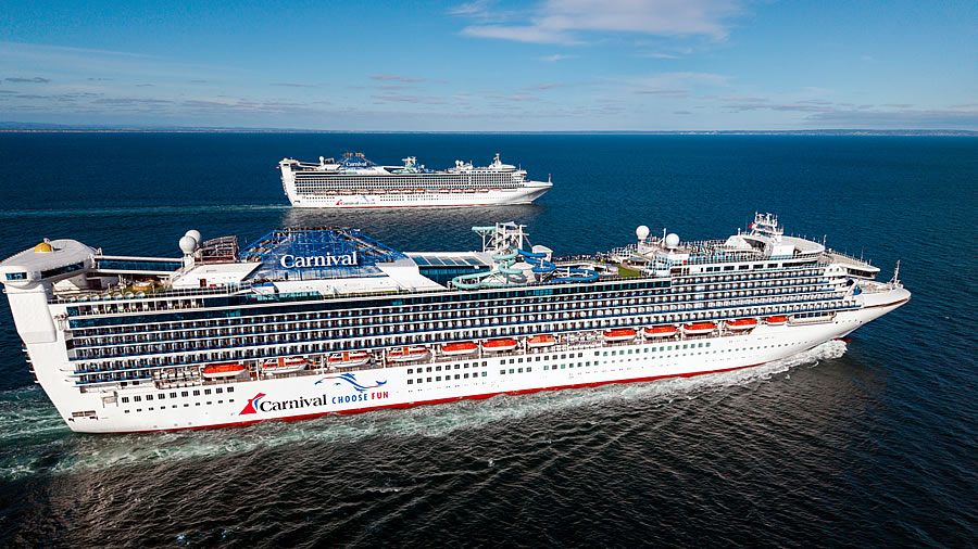 Carnival Adventure y Carnival Encounter se unen oficialmente a la flota de Carnival en Australia