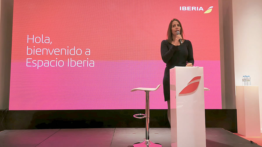 Dolores Silva Font destaca el fuerte compromiso de Iberia con Argentina en presentación ante la prensa especializada