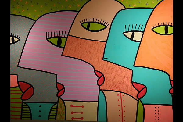 -Obra de (Milo Lockett) - Arte Subte Buenos Aires en el Hilton Buenos Aires-