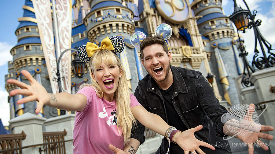 -Michael Bubl y Luisana Lopilato Regresan a Casa a Walt Disney World Resort-