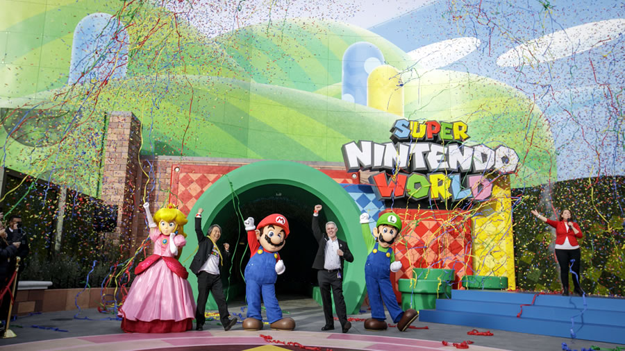 -Abri SUPER NINTENDO WORLD para los visitantes de Universal Studios Hollywood-