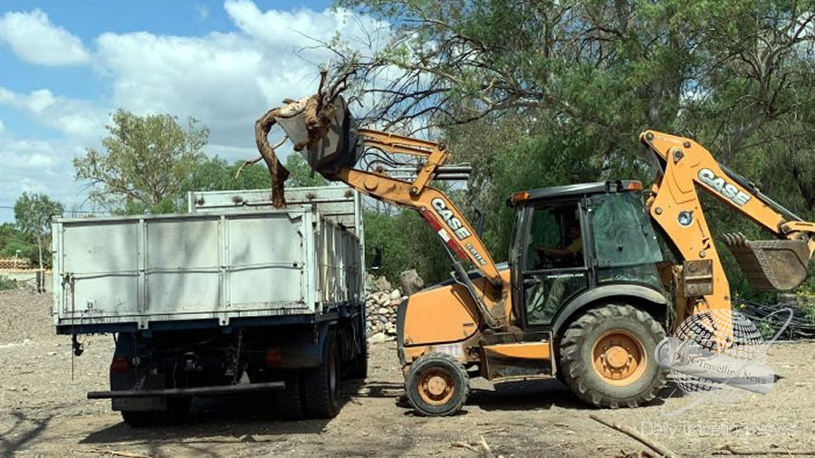 -El Ecoparque en Mendoza destina su primera carga de poda a generar biomasa-