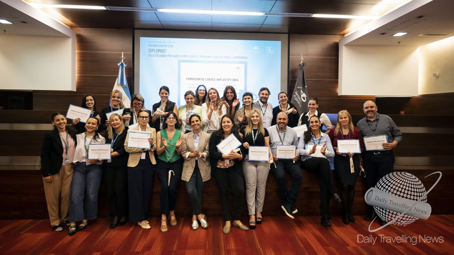 -Aeropuertos Argentina y Unplastify completan formación en plásticos de un solo uso-