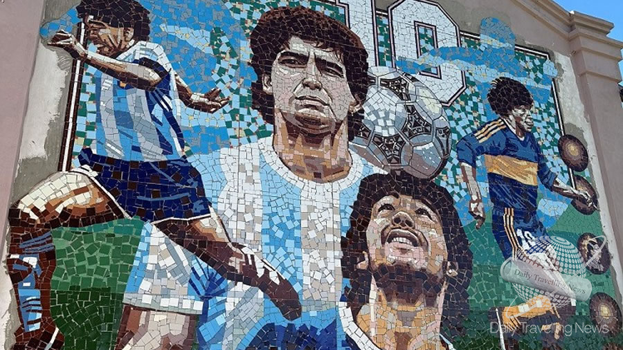 -El Mural más grande de Maradona estará en un pequeño pueblo entrerriano-