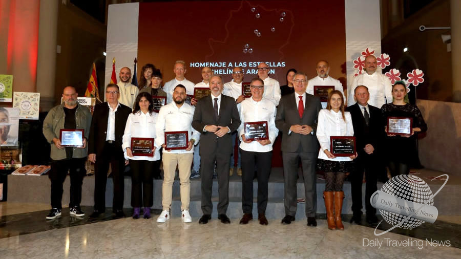 -l Gobierno de Aragón rinde homenaje a los restaurantes aragoneses con Estrellas Michelin-