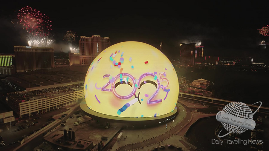 -Las Vegas le dio la bienvenida al año 2025-