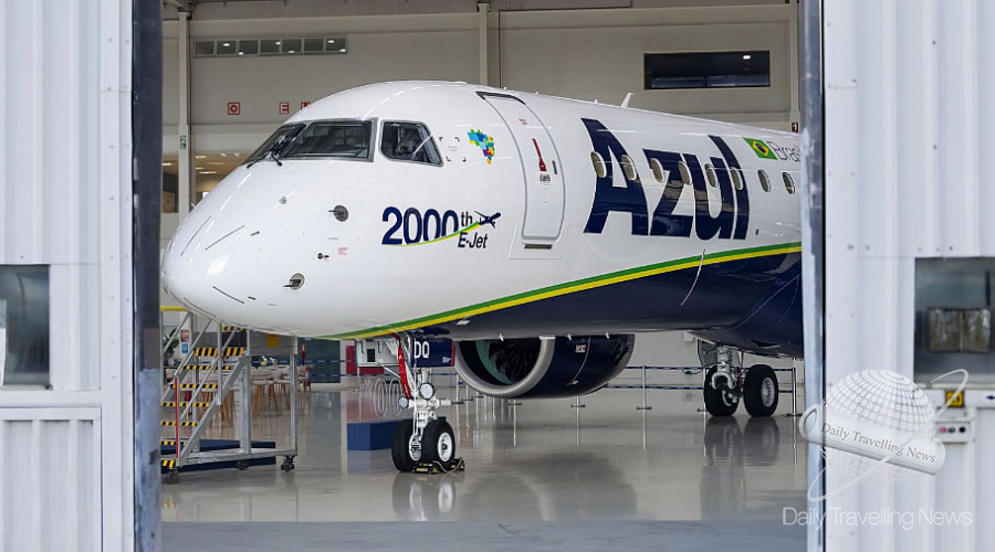 -Embraer celebra la entrega del E-Jet número 2.000-