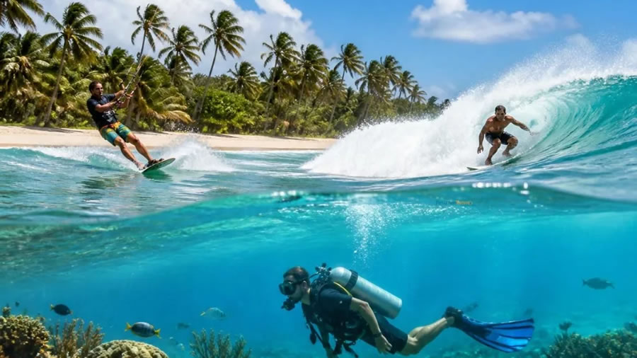 -5 playas de la Rep�blica Dominicana calificadas como para�sos para los deportes acu�ticos-