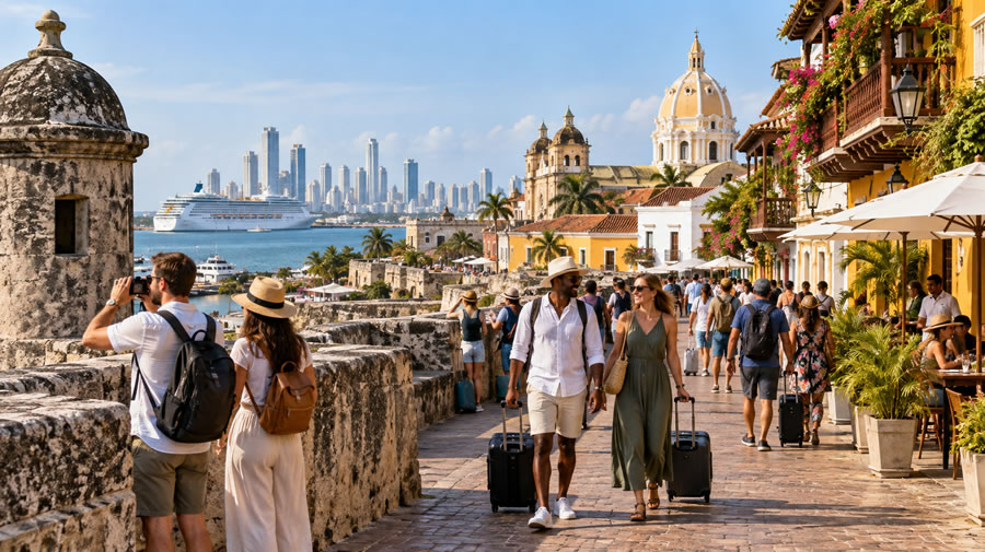 -Colombia sigue recibiendo más divisas por turismo-