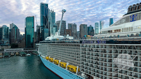 Anthem of the Seas de Royal Caribbean regresa de forma espectacular a Sídney