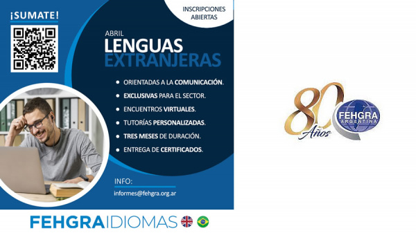 FEHGRA brinda cursos virtuales de Ingls y Portugus 