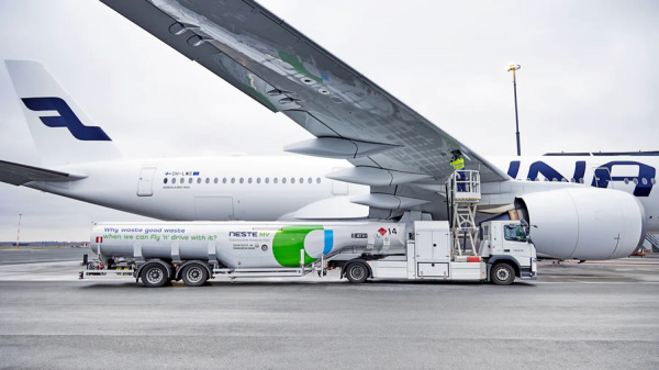 Finnair compró 750 toneladas de combustible de aviación sostenible Neste MY