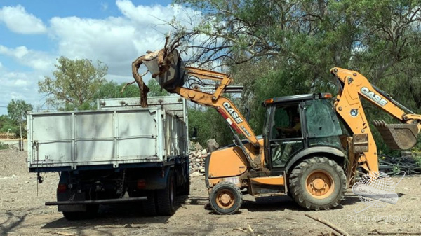 El Ecoparque en Mendoza destina su primera carga de poda a generar biomasa