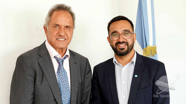 Scioli recibi� al ministro de Turismo y Cultura de San Luis